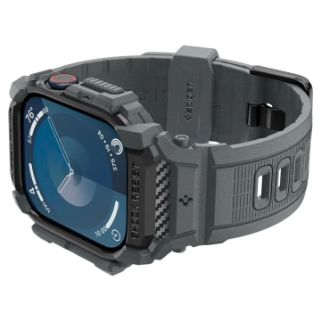 ETUI Z PASKIEM DO APPLE WATCH 10 (46MM) DARK GREY SPIGEN RUGGED ARMOR PRO