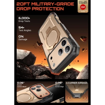 Etui Supcase UB Grip Pro Mag MagSafe do iPhone 17 Pro Max, Desert Gold