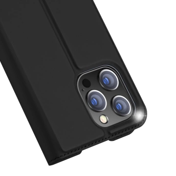 Dux Ducis Skin Pro Holster Flip Cover für iPhone 14 Pro Max schwarz