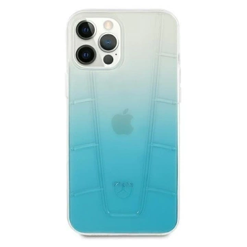 Etui ochronne Mercedes MEHCP12MCLGBL do Apple iPhone 12 / 12 Pro 6,1" niebieski/blue hardcase Transparent Line