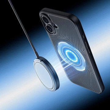 Etui do iPhone 16 Dux Ducis Aimo Mag z MagSafe - Czarny