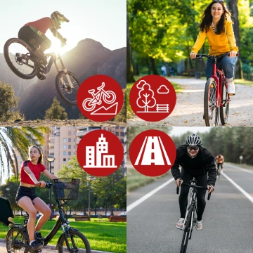 Plattform-Fahrradpedale für MTB-Fahrräder, Aluminium 9/16" Schwarzes Aluminium-Set [2 Stk.]