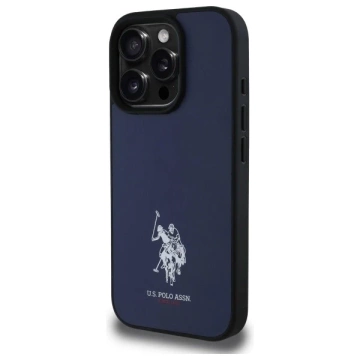 Etui do iPhone 15 Pro Max US Polo Leather DH Color Granatowe