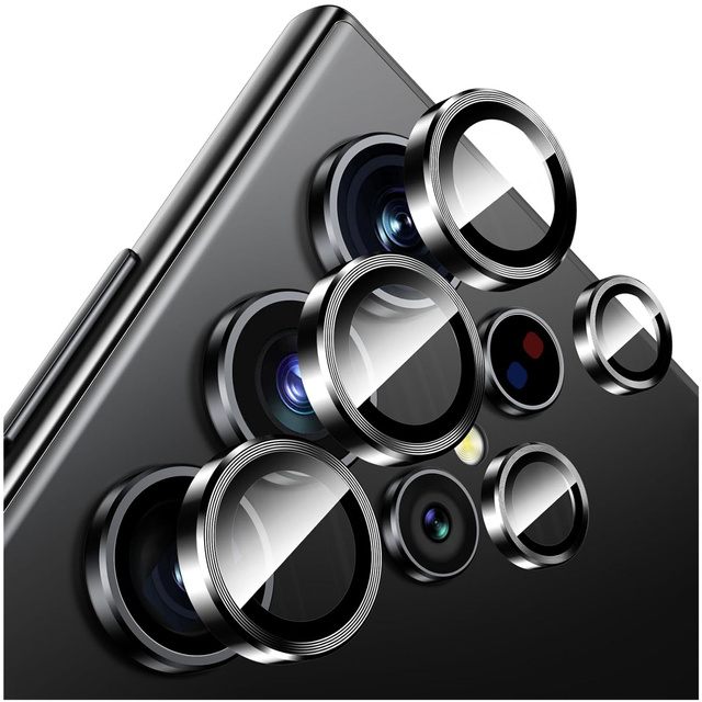 Alogy Lens Protector PRO Schutzhülle Glas für Samsung Galaxy S24 Ultra Kameraabdeckung Objektiv Kameralinsen