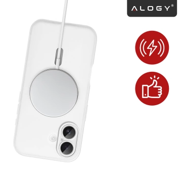 Etui do Apple iPhone 17 – matowa obudowa do MagSafe z ochroną obiektywu, smukłe i odporne na zarysowania, idealne dopasowanie – Alogy Skinny MatteCase™ Białe