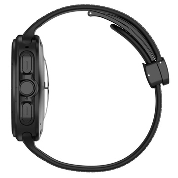 Pasek na zegarek Opaska do smartwatcha do Samsung Galaxy Watch Ultra 47mm Czarno-Pomarańczowy