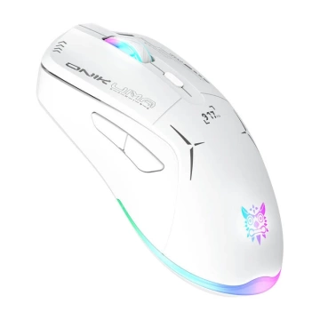 Onikuma CW917 RGB 4800 DPI Kabellose Gaming-Maus Weiß