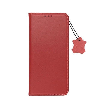 Kabura Smart Pro Book do Samsung S25 Edge Skórzana Bordowa
