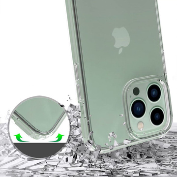 Etui ochronne obudowa Alogy Hybrid Case do Apple iPhone 14 Pro Przezroczyste + 3x szkło na ekran + 1x szkło na obiektyw