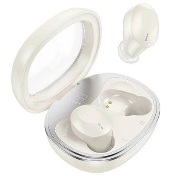 HOCO TWS EQ3 kabellose Bluetooth-Kopfhörer milchig weiß