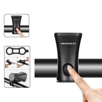Dzwonek rowerowy mały elektryczny na rower kierownicę Small Electric Bike Bell Czarny