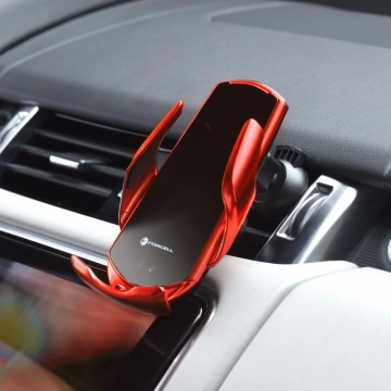 Autoladegerät Forcell HS1 Auto IR Qi 15W Induktion Rot