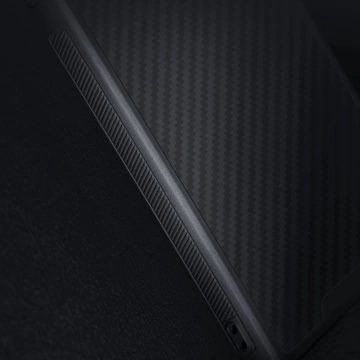 Nillkin Synthetic Fiber S Case für Samsung Galaxy S23 Ultra, Kameraabdeckung, schwarz