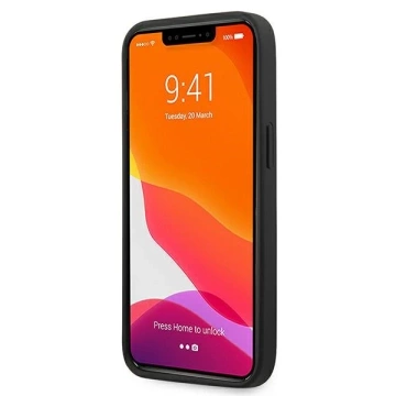 Etui na telefon Ferrari iPhone 13 Pro Max 6,7" czerwony/red hardcase On Track Carbon Stripe