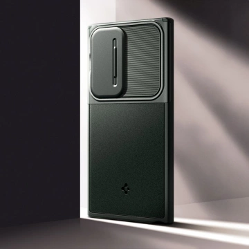 Etui Spigen Optik Armor für Samsung Galaxy S24 Ultra Abyss Green