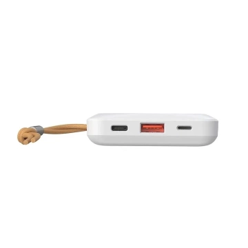 Powerbank Externer Akku VEGER MagOn mit Qi-Ladung für MagSafe 15W - 10.000mAh PD 22,5W weiß (VP1151 / W1151)