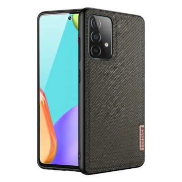 Dux Ducis Fino Schutzhülle mit Nylonbezug für Samsung Galaxy A72 4G grün