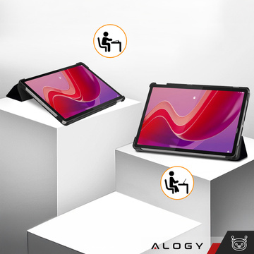 Etui do Lenovo Tab K11 / K11E 11” M11 10.95" TB330FU / TB330XU / TB331FC obudowa na tablet Case Alogy Book Cover Don't Touch me + Szkło + Rysik