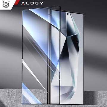 2x Panzerglas für Samsung Galaxy S24 Ultra Displayschutzfolie mit UV-Lampe Glas 9H Kleber Alogy