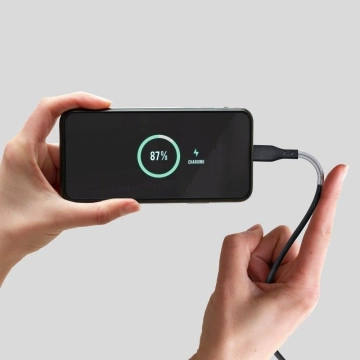 Kabel USB-C 240W Forcell F-Energy QC4.0 PD Carbon 1 m czarny