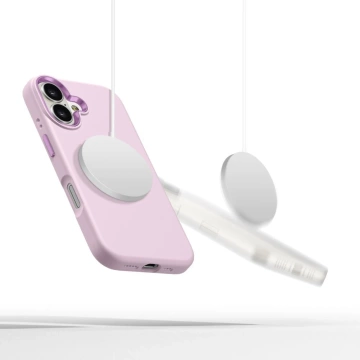 Etui für iPhone 16 Tech-Protect Silikon Pure MagSafe Pink Pearl