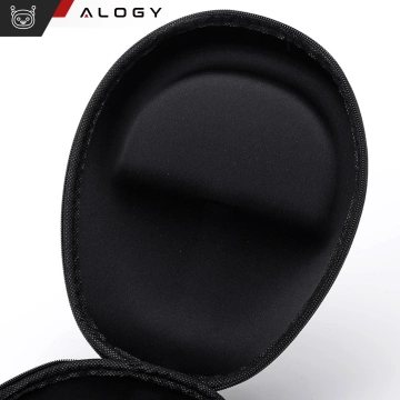 Etui ochronne na słuchawki do JBL TUNE 720BT 760NC 770NC Alogy Hard Case obudowa ochronna na zamek 23x18x11cm Czarne