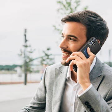 Etui do iPhone 16 Dux Ducis Rafi II Mag MagSafe RFID Podstawka Czarne