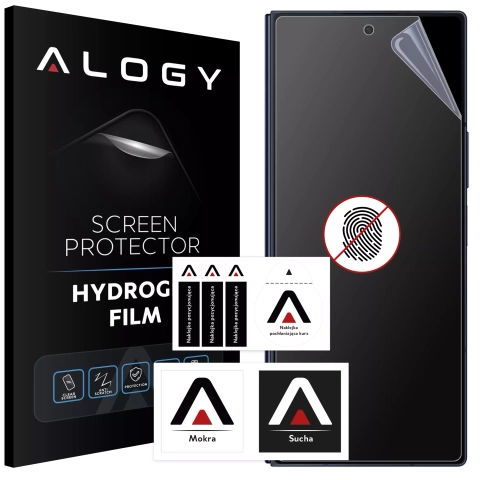 Folia "MATOWA" do Samsung Z Fold 6 Hydrożelowa Alogy HydroSkin Matte Pro™ na ekran do etui "BEZ ODCISKU PALCÓW"
