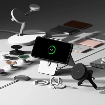 Etui für Samsung Galaxy S25 Schwarz Ringke Silikon Magnetisch MagSafe