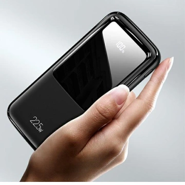 USAMS Powerbank PB58 10000mAh 22.5W QC3.0 PD Fast Charge Czarny/Schwarz 10KCD16101 (US-CD161)