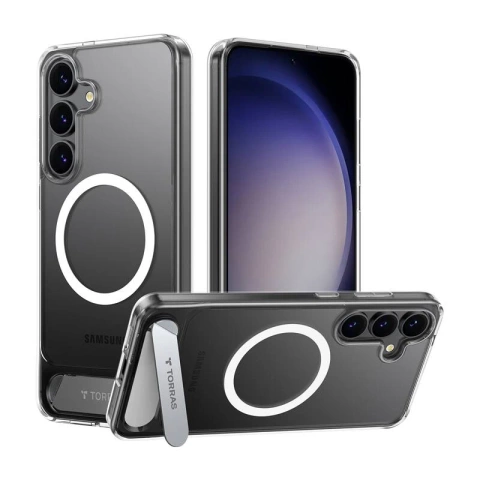 Etui do Samsung Galaxy S25+ Przezroczyste Torras Pstand Series