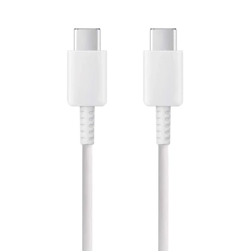 Kabel ECOBOX USB Typ-C do Typ-C 3A 1m Biały PD Szybkie Ładowanie