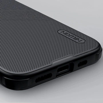 Etui do iPhone 16e Nillkin Frosted Shield Pro MagSafe Czarne