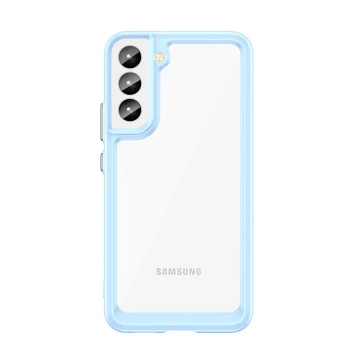 Etui ochronne na telefon Outer Space Case do Samsung Galaxy S23+ Plus pokrowiec z elastyczną ramką niebieskie