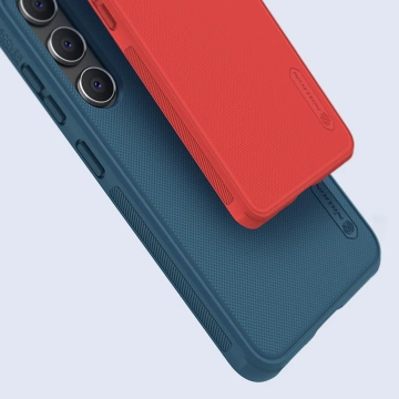Etui Nillkin Super Frosted Shield Pro etui do Samsung Galaxy S23+ pancerny pokrowiec + podstawka na telefon czerwone