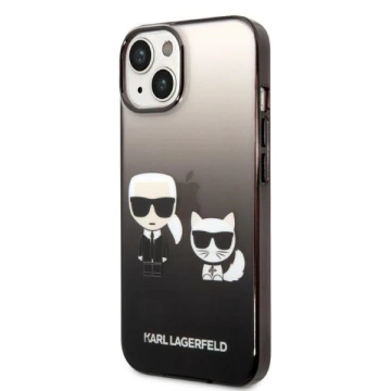 Etui Karl Lagerfeld KLHCP14MTGKCK do Apple iPhone 14 Plus 6,7" hardcase Gradient Ikonik Karl & Choupette