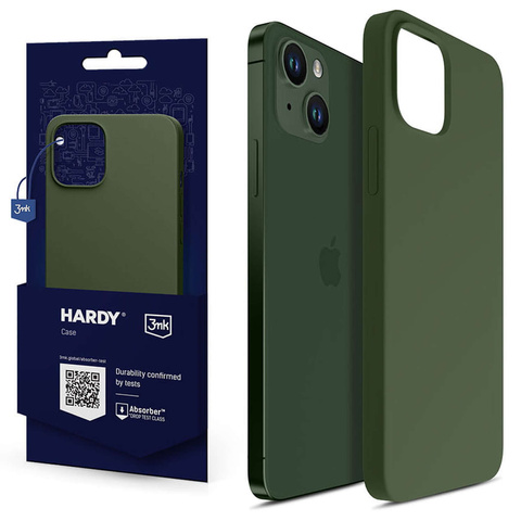 Etui na telefon 3mk do Apple iPhone 13 Hardy Silicone MagCase Alphine Green