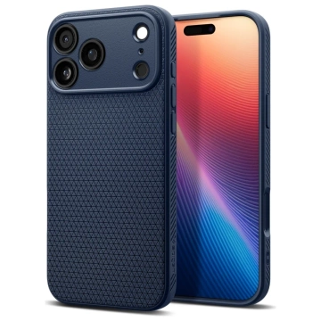 Etui Spigen Liquid Air MagSafe iPhone 17 Pro Granatowy Navy Blue