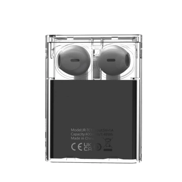 Słuchawki TWS Joyroom JR-TC1 IceLens Series LED Bluetooth 5.3 – Czarne