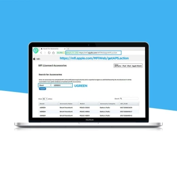 Ugreen Kabel USB - Lightning MFI 2m 2.4A weiß (20730)