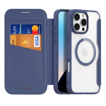 iPhone 16 Pro Dux Ducis Skin X Pro MagSafe Hülle Blau