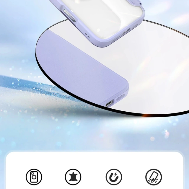 iPhone 16 Pro Max Dux Ducis Skin X Pro MagSafe Hülle Lila