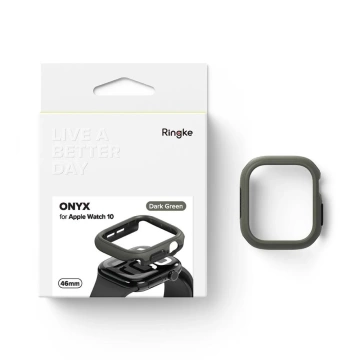 ETUI DO APPLE WATCH 10 (46MM) CIEMNOZIELONE RINGKE ONYX