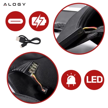 Alogy Plug Extender Steckdosenverteiler Splitteradapter Verlängerungskabel mit Qi-Induktionsladegerät 4x EU-Stecker 4x USB 2x USB-C Schwarz