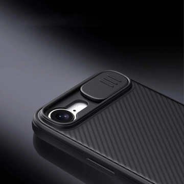 iPhone 16e Nillkin CamShield Pro MagSafe Schutzhülle Schwarz