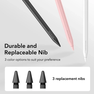 Rysik ESR Geo Digital Stylus do iPad z Apple Find My Czarny