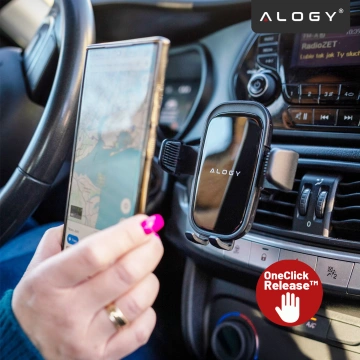 Uchwyt do Samochodu na Telefon Szybę Deskę Kokpit Kratkę samochodowy Holder mocny + Organizer na kabel