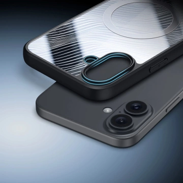 iPhone 16 Plus Dux Ducis Aimo Mag Case mit MagSafe - Schwarz