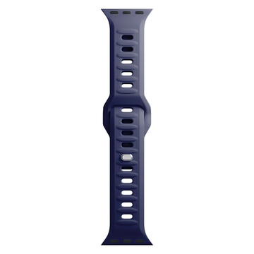 Smartwatch-Zubehör 3mk Silikon-Uhrenarmband für Apple Watch 42/44/45/49 mm Ocean Blue