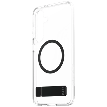 Etui CARE für Samsung Galaxy S25 von PanzerGlass Feature Kickstand QI Clear